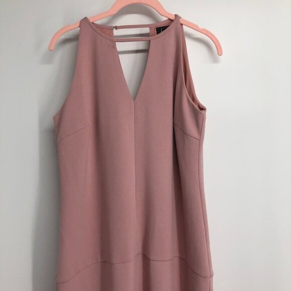 NWT Pink Sam  Edelman keyhole neck shift mini dress size 4 - Picture 7 of 15